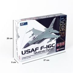 Academy 12541 1/72 USAF F-16C (Multirole Fighter) MCP Savaş Uçağı Demonte Plastik Maketi