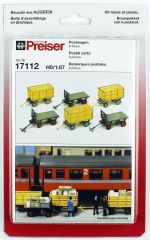 Preiser 17112 1/87 Ölçek Eşya Taşıma Arabaları Figürleri