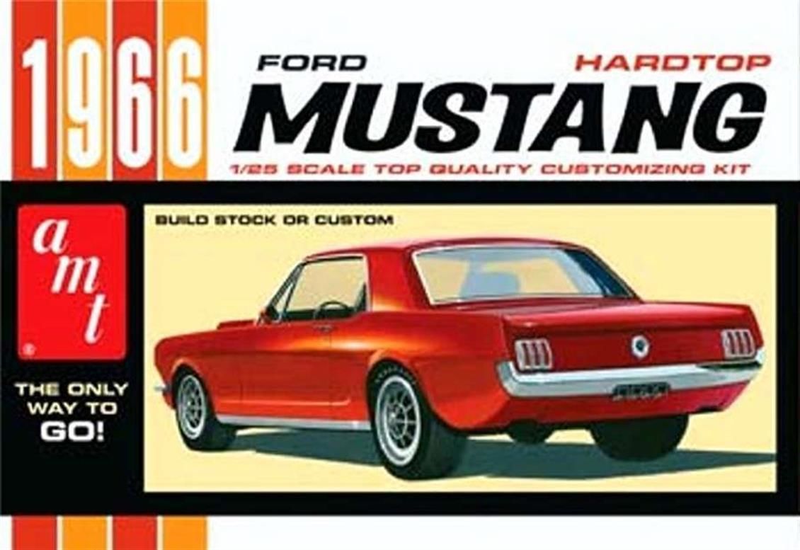 AMT 704 1/25 1966 Ford Mustang Araba  Demonte Plastik Maketi