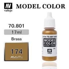 Vallejo 70801 17 ml. (174) Brass, Model Color Serisi Model Boyası