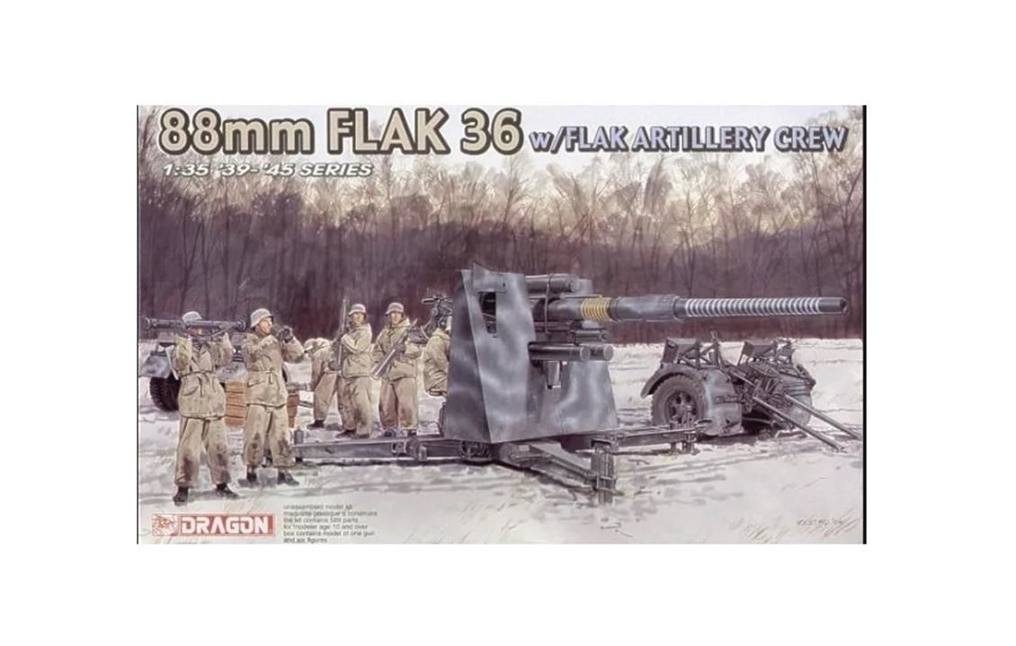 6260 1/35 88MM FLAK 36 TOP + MÜRETTEBAT