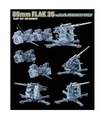 6260 1/35 88MM FLAK 36 TOP + MÜRETTEBAT