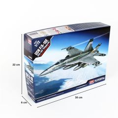 Academy 12565 1/72 USN F/A-18E (VFA-195 Chippy Ho) Savaş Uçağı Demonte Plastik Maketi