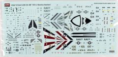 Academy 12567 1/72 USN F/A-18F (VFA-2 Bounty Hunters) Savaş Uçağı Demonte Plastik Maketi