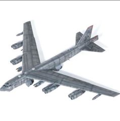 Academy 12622 1/144 USAF B-52H 20th BS (Buccaneers) Bombardıman Uçağı Demonte Plastik  Maketi