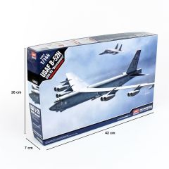 Academy 12622 1/144 USAF B-52H 20th BS (Buccaneers) Bombardıman Uçağı Demonte Plastik  Maketi