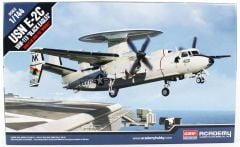 Academy 12623 1/144 USN E-2C VAW-113 (Black Eagles) Hava Radar Uçağı Demonte Plastik Maketi
