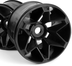 Havok Wheel Black (3.8inx71mm/2pcs) 17mm Hex Hub