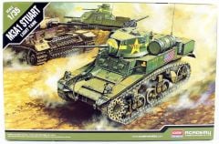 Academy 13269 1/35 US M3A1 Stuart Hafif Tankı Demonte Plastik Maketi