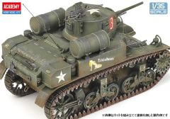 Academy 13269 1/35 US M3A1 Stuart Hafif Tankı Demonte Plastik Maketi