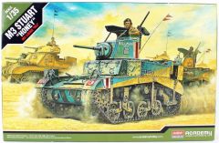 Academy 13270 1/35 British M3 Stuart Honey Tankı Demonte Plastik Maketi