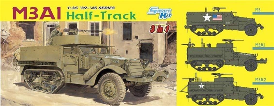 Dragon 6332 1/35 Ölçek M3A1 Yarı Paletli Hafif Zırhlı Araç Plastik Model Kiti