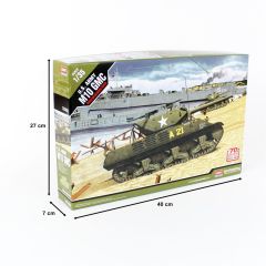 Academy 13288 1/35 US ARMY M10 GMC (70.Yıl Normandiya Çıkartması) Tankı Demonte Plastik Maketi