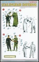 Dragon 6343 1/35 Ölçek  Stalingadr Cehennemi Asker Figürleri Plastik Model Kiti