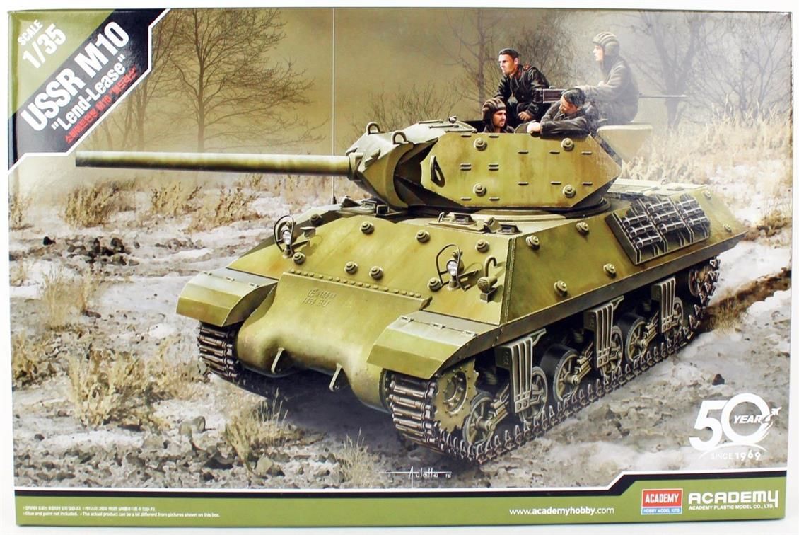 Academy 13521 1/35 USSR M10 (Lend-Lease) Tankı Demonte Plastik Maketi