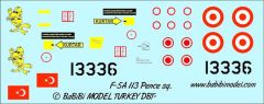 Babibi DBT01003 1/72  F-5 A, Pençe Filo, Dekal Çıkartma