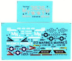Mistercraft D055 1/72 UH-1 N Secret Mission Askeri Helikopter Demonte Plastik Maketi