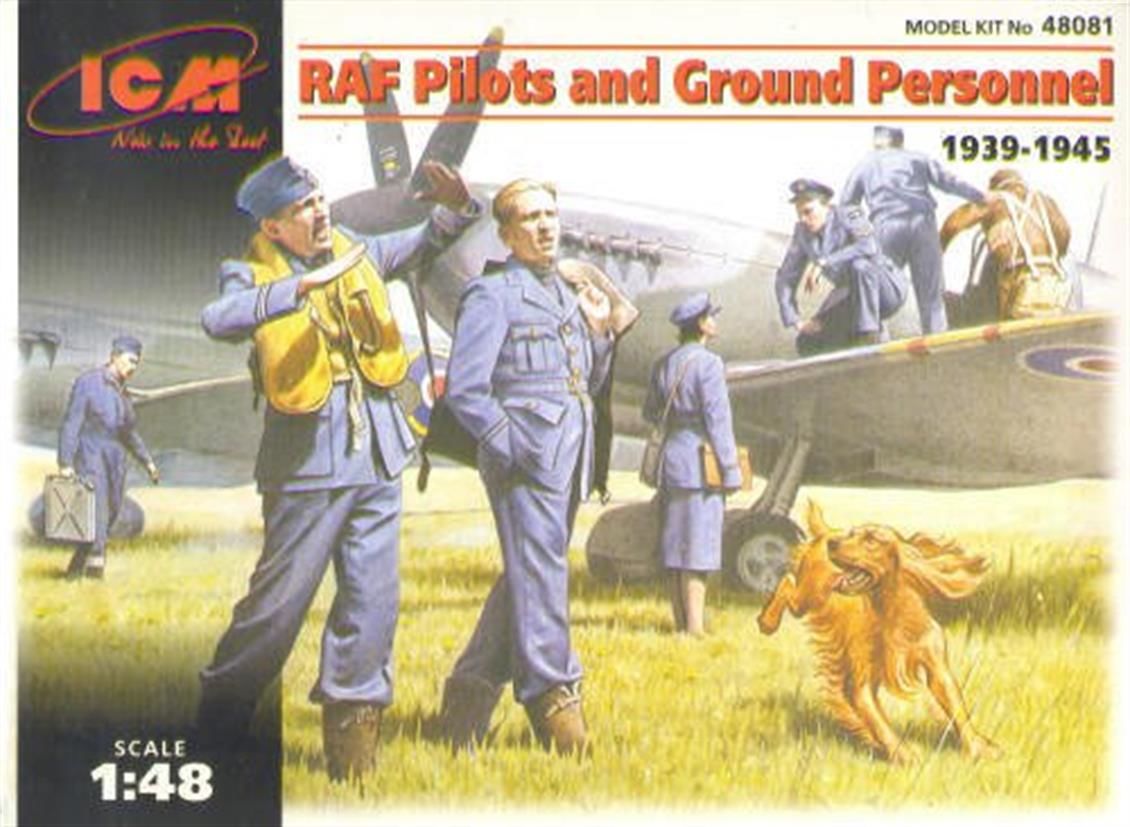 48081 1/48 RAF Pilots and Ground Personnel 1939194