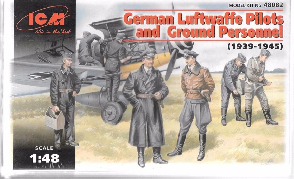 48082 1/48 German Luftwaffe Pilots and Ground Pers