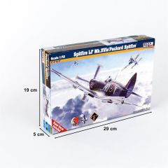 Mistercraft D182 1/72 Spitfire LF Mk. XVIe Packard Savaş Uçağı Demonte Plastik Maketi