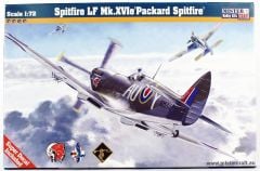 Mistercraft D182 1/72 Spitfire LF Mk. XVIe Packard Savaş Uçağı Demonte Plastik Maketi