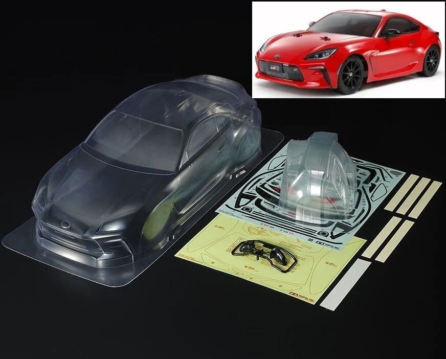 Tamiya 1/10 TOYOTA GR 86 Kaportası 190 mm (Boyasız şeffaf)