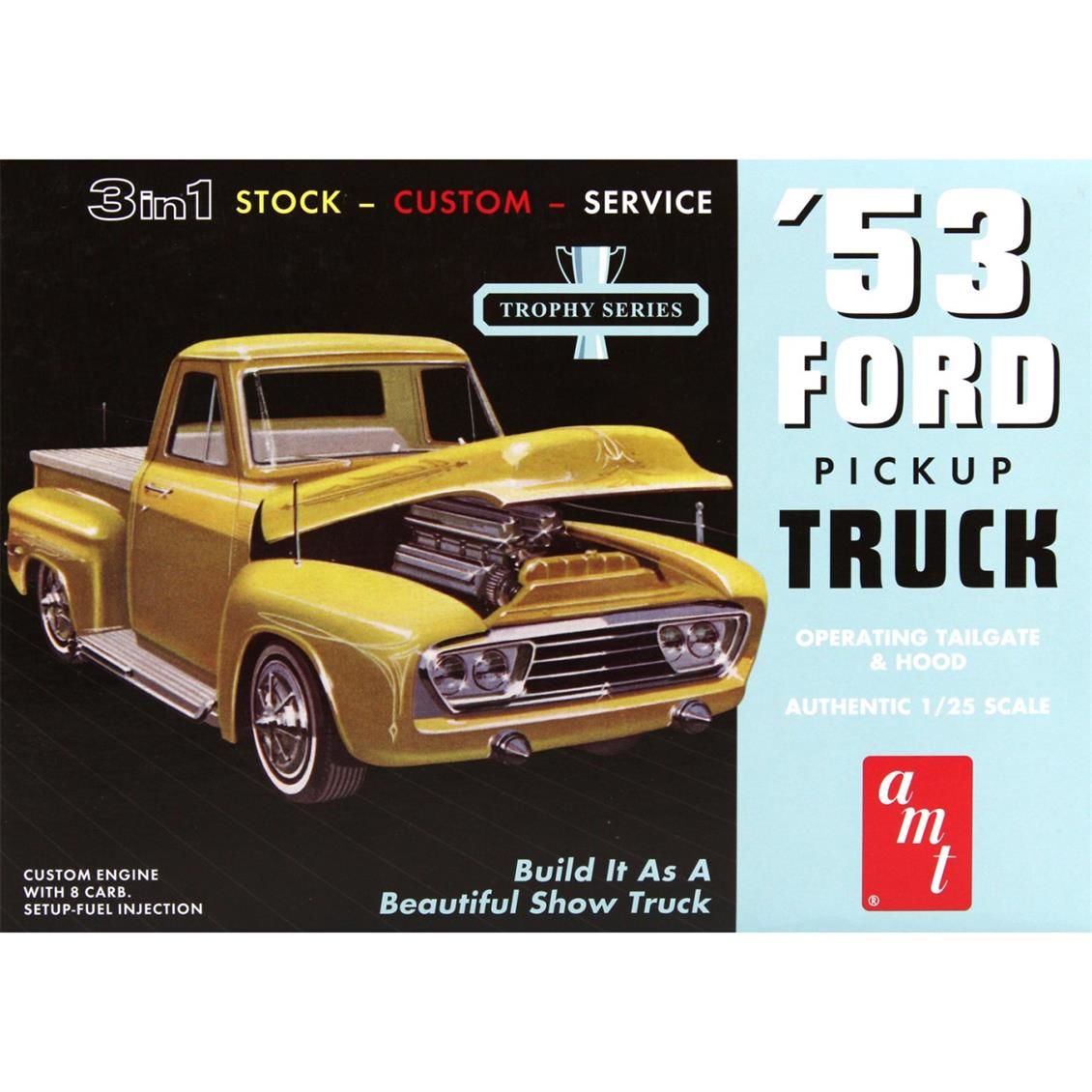 AMT 882 1/25 1953 Ford Pickup Kamyonet Demonte Plastik Maketi