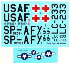 Mistercraft D254 1/72 Piper L-4H Deniz Uçağı Demonte Plastik Maketi