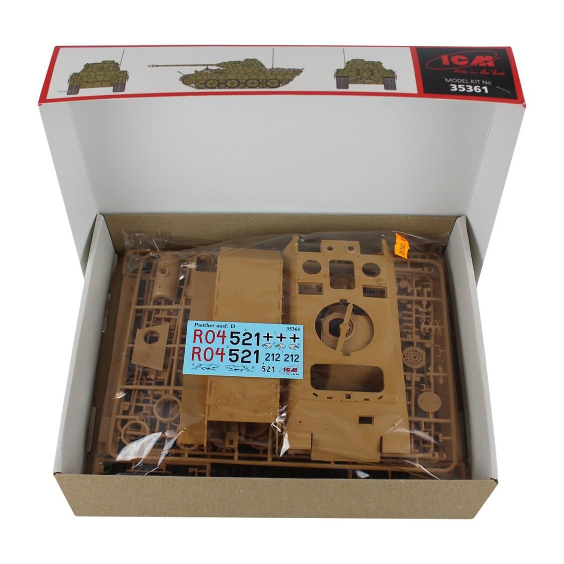 ICM 1/35 Pz.Kpfw.V Panther Ausf.D Tank Maketi