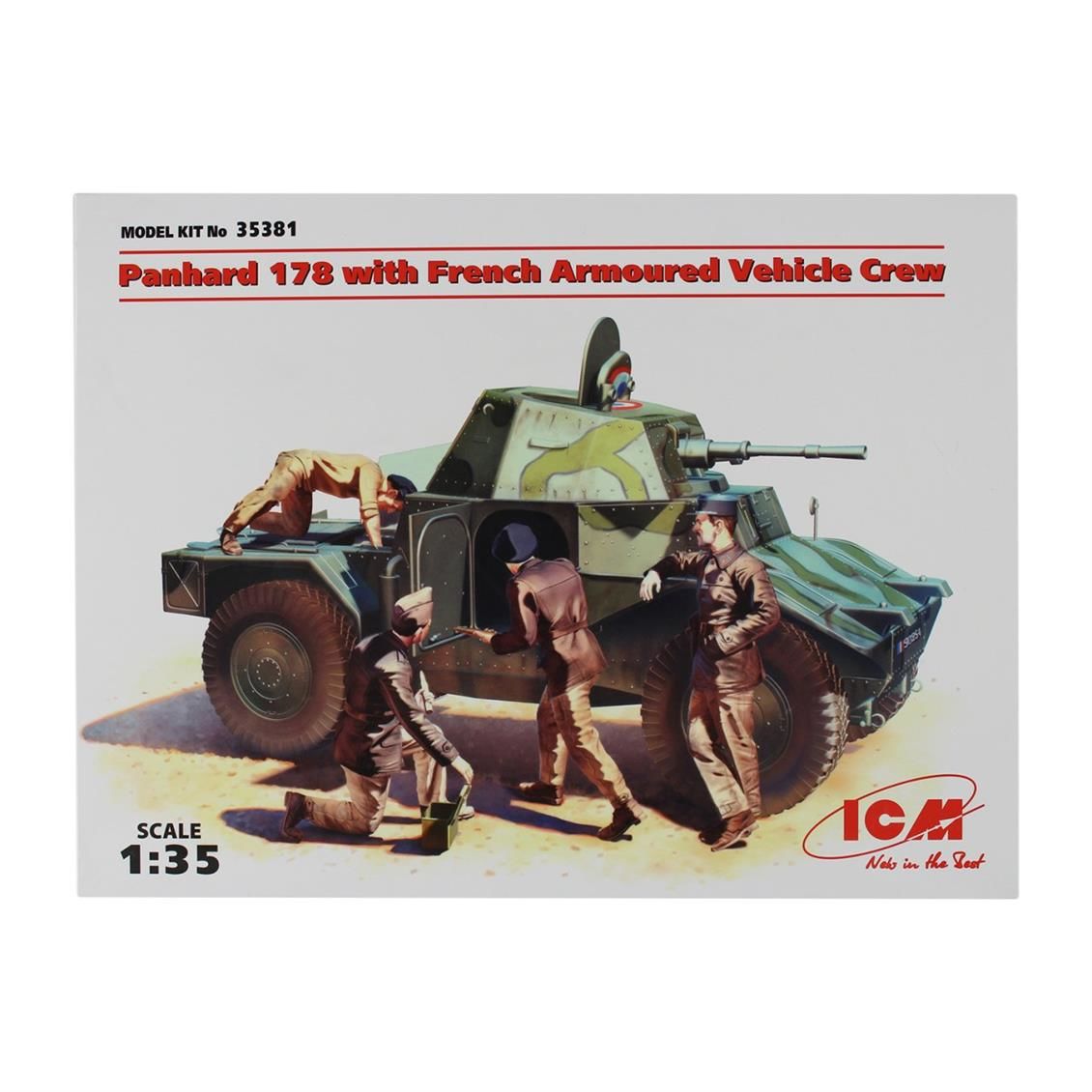 35381 1/35 Panhard 178 with French Armoured Vehicl