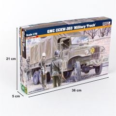 Mistercraft E098 1/72 GMC CCKW-353 Askeri Kamyon Demonte Plastik Maketi