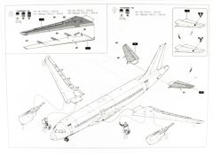 Mistercraft F016 1/125 A-320 Polish Airlines (LOT) Yolcu Uçağı Demonte Plastik Maketi