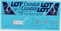 Mistercraft F016 1/125 A-320 Polish Airlines (LOT) Yolcu Uçağı Demonte Plastik Maketi