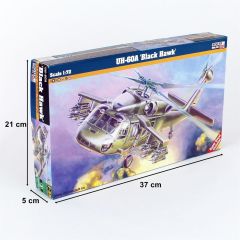 Mistercraft F022 1/72 UH-60 A Black Hawk Askeri Helikopter Demonte Plastik Maketi