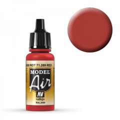 Vallejo 71269 17 ml. Red, Model Air Serisi Model Boyası