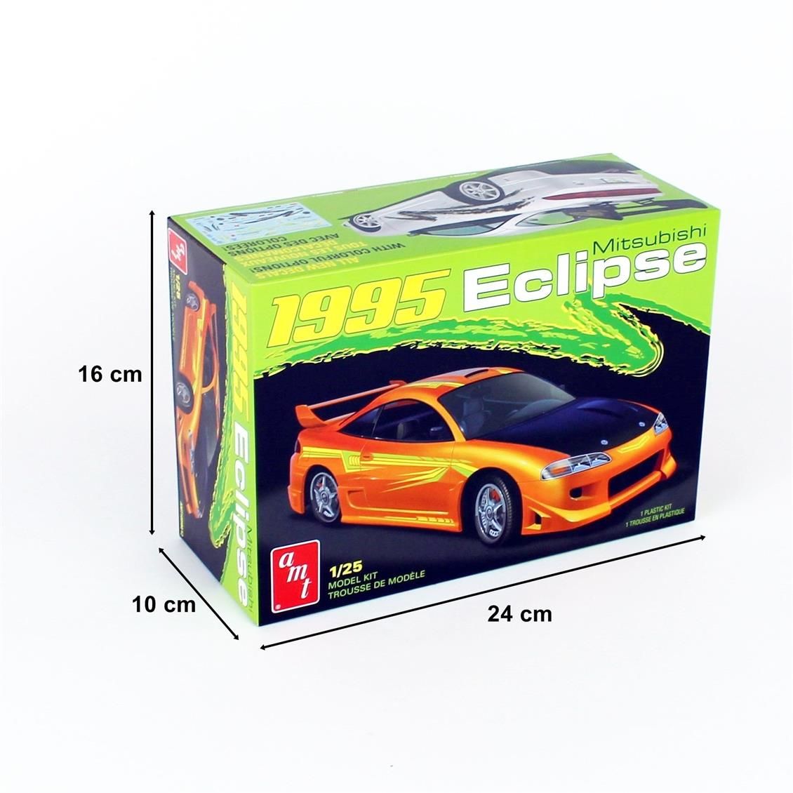 AMT, AMT 1089M 1/25 1995 Mitsubishi Eclipse, Demonte Plastik Araba Maketi,