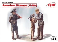 24005 1/24 American Firemen 1910s 3 figures