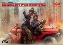 24006 1/24 American Fire Truck Crew 1910s 2 figure