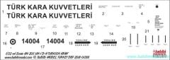 Babibi DBT01308 1/32 UH-1, Kara Kuvvetleri, Dekal Çıkartma