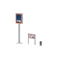 Faller 232204 1/160 Aldi Süpermarket Demonte Plastik Maketi