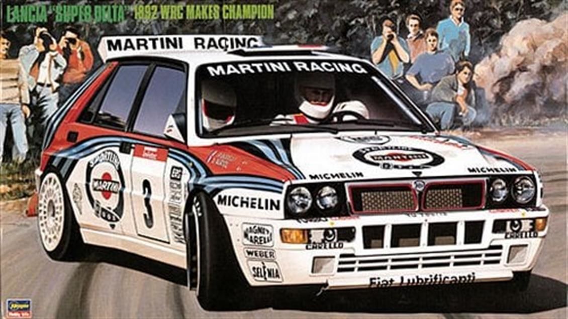 Hasegawa CR15 25015 1/24 Ölçek Lancia Super Delta (92 WRC Champion) Otomobil Plastik Model Kiti