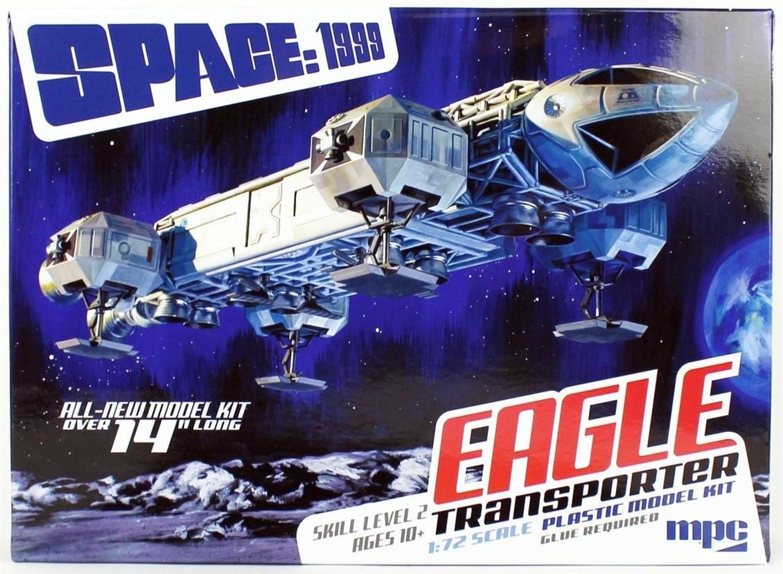 ''MPC 913 1/72 Space 1999: 14'''' Eagle Transporter, Demonte Plastik Uzay Aracı Maketi''