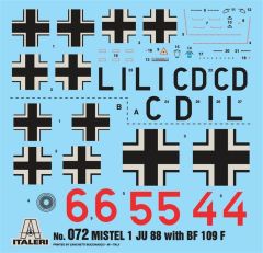72 1/72 MISTEL 1 JU 88 A-4 WİTH BF 109F
