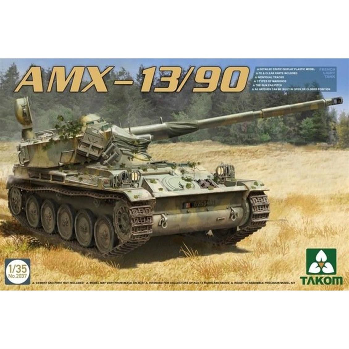 2037 1/35 French Light Tank AMX-13/90