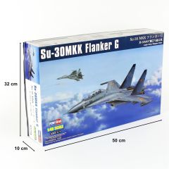 HobbyBoss 81714 1/48 Su-30MKK Flanker G Savaş Uçağı Demonte Plastik Maketi