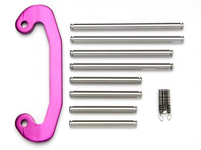 STAINLESS STEEL SUSPENSION SHAFT SET W/REAR BRACE
