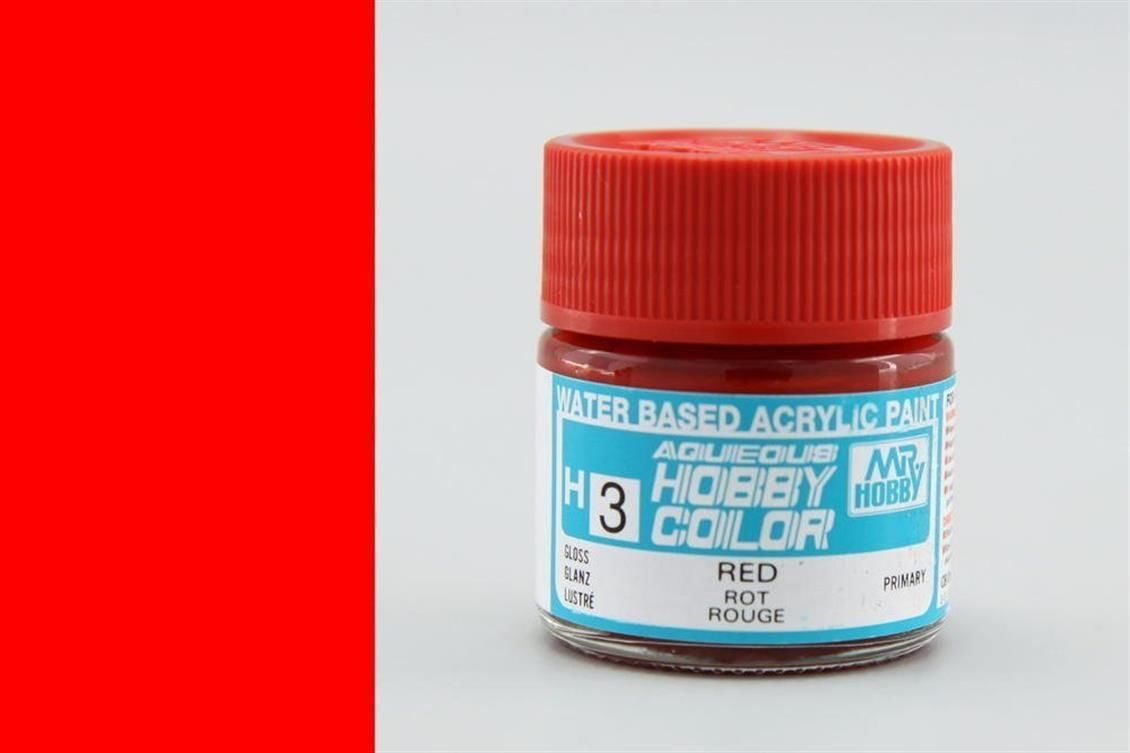 Gunze H003 10 ml. Red, Aqueous Serisi Maket Boyası