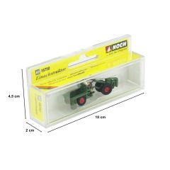 Noch 16750 1/87 Çapa Motoru ve Sürücüsü Figür Seti