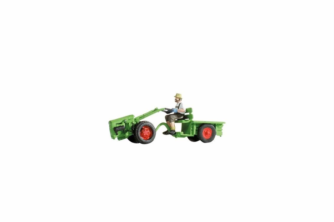 Noch 16750 1/87 Çapa Motoru ve Sürücüsü Figür Seti