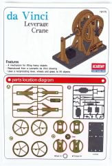 Academy 18175 Da Vinci Çıkrıklı Vinç Demonte Plastik Maketi